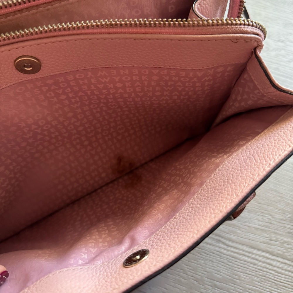 kate spade Dusty Pink Leather Satchel - Picture 12 of 15